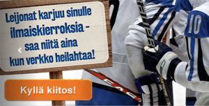 Suomiautomaatti - Leijonat ilmaiskierroksia